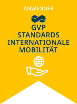 Wir sind stolz, die GVP Qualitätsstandards für die internationale Mobilität in der Zeitarbeit zu erfüllen.