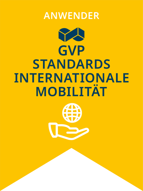 Wir sind stolz, die GVP Qualitätsstandards für die internationale Mobilität in der Zeitarbeit zu erfüllen.
