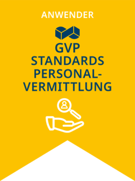 Als Mitglied des GVP verpflichtet sich BS Güthermann den Qualitätsstandards guter Personalvermittlung.