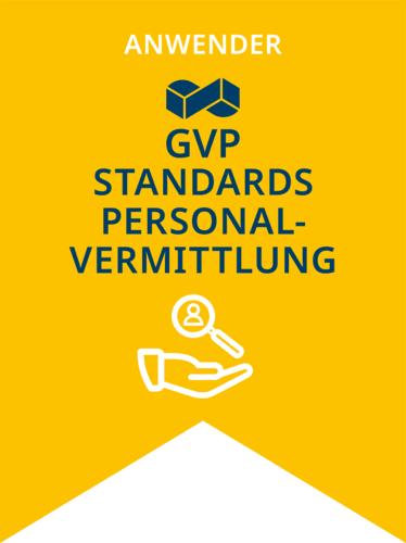 Als Mitglied des GVP verpflichtet sich BS Güthermann den Qualitätsstandards guter Personalvermittlung.