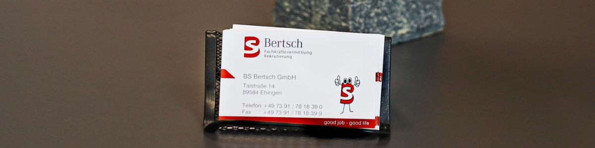 BS Bertsch - Jetzt Kontakt aufnehmen!
